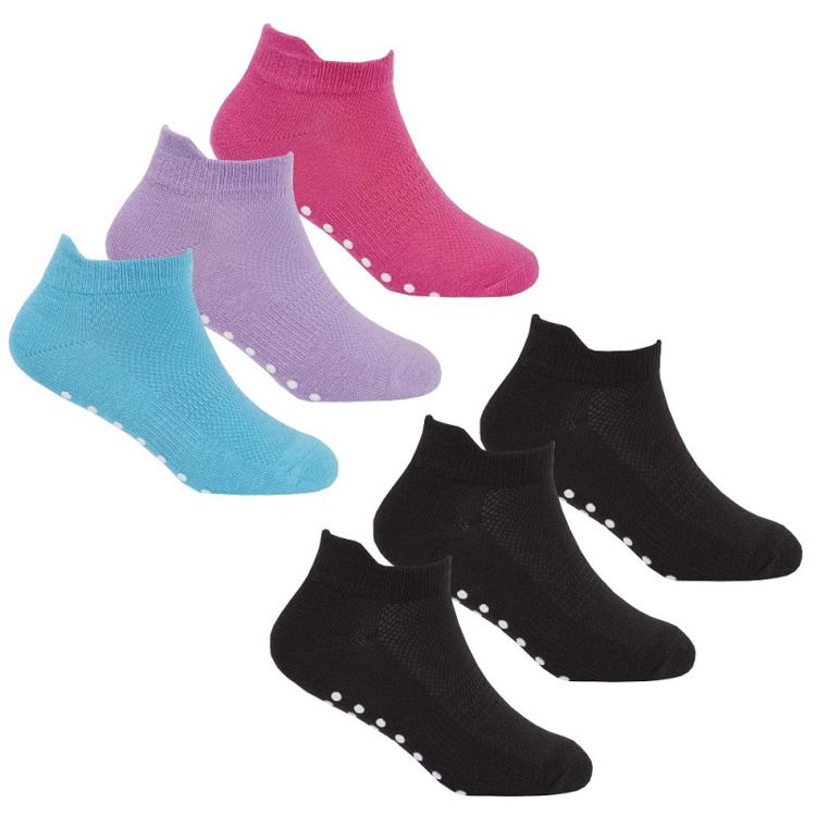 Picture of 43B570- BOYS/GIRL SOCKS GRIPPERS / TRAINER LINERS NON SLIP